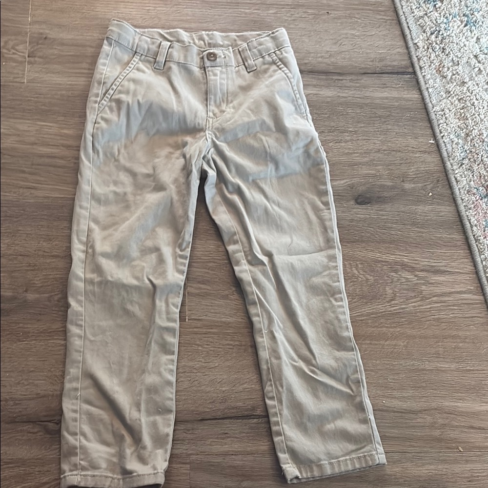 Izod Tan Formal Trousers Straight Leg